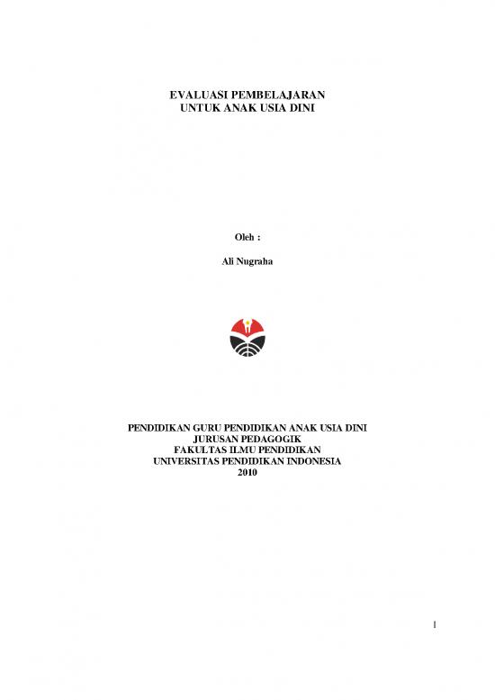picture_Presentasi Usaha 7703 | Bahan Ajar Diktat Evaluasi Pembeajaran Paud | Ilmu Kependidikan